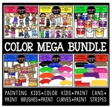 Color Clip Art Mega Bundle {Educlips Clipart}