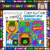Color Code Interactive Videos - St.  Patrick's Day Additio