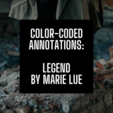 Color-Coded Annotations: Legend by Marie Lu