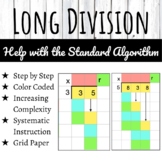 Color Coded Long Division with the Standard Algorithm