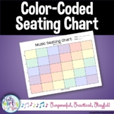 Color-Coded Music Seating Chart
