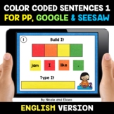 Color Coded Sentence Building for Google and Seesaw 1 - Di