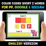 Color Coded Short I Word Work for Google and Seesaw - Dist