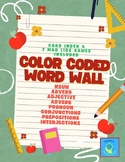 Color Coded Word Wall with Games! - ESL, EFL, Young Learners