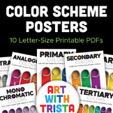 Color Scheme Posters - 10 Art Posters - Includes 'ou' spellings