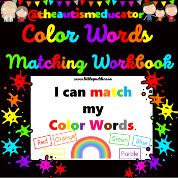 Adapted Color Books - Practice Colors & Build Vocabulary with