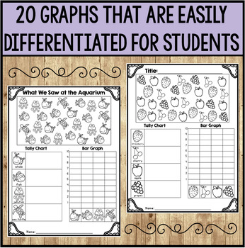 Color & Count!! Tally Chart and Bar Graph Packet by Mrs Cowmans Classroom