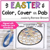 Easter Speech Therapy Activities: Color, Cover or Dab: Art