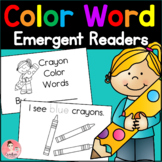 Color Word Emergent Readers for the Whole Year