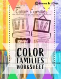 Color Families Worksheet