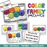Art Room Posters - Color Family Portraits!