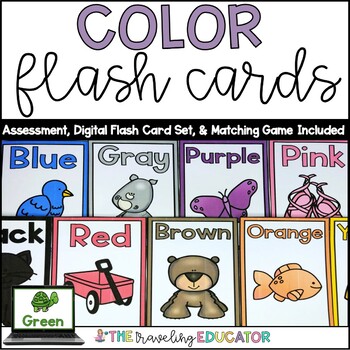 Preview of Color Flash Cards | Learning Colors