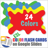 Color Flash Cards Digital ESL ELL Newcomer