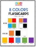 Color Flashcards - 4x6 and 8x10 sizes