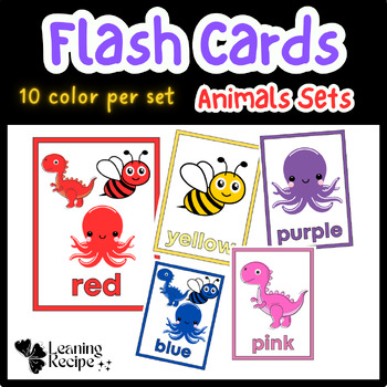 Preview of Color Flashcards - Animal set