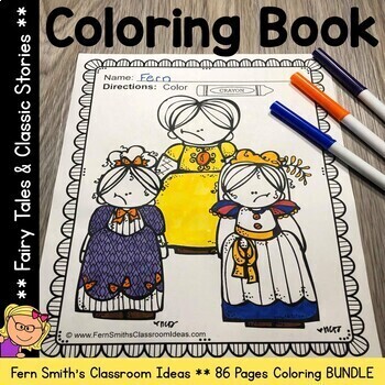 Fairytale Paper Masks Printable Coloring Craft Activity Costume Template