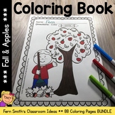 Fall and Apples Coloring Pages | Apple Craftivity Bundle