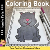 Family Pets Coloring Book Pages