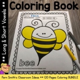 Long Vowels and Short Vowels Coloring Pages | Vowels Color