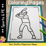 PE Sports Coloring Pages - 29 Pages of Sports Coloring Book Fun