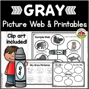 Preview of Gray Color Recognition Picture Web Activity and Printables
