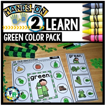 Preview of Color Green Activity Pack for Preschool