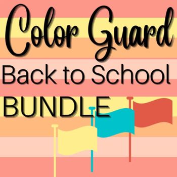 Preview of Color Guard and Winterguard Back to School New Season Bundle