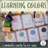 Color Handwriting Practice Cards - Color Learning - Writin