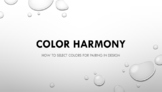 Color Harmony PowerPoint