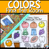 Color Identification Find the Room Activity - Color The Room