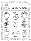 Color Identification Coloring pages