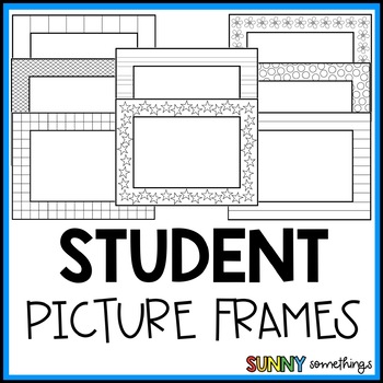 Preview of Color In Picture Frames for Parent/Student Gifts