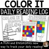 Color It  - Daily Reading Log Activities for 2nd, 3rd, 4th