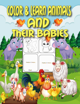 Color & Learn Animals and Their Babies by Smart Kids Teacher | TPT