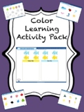 Color Learning Activity Pack