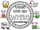 Color Learning Cards - WHITE