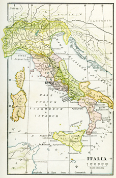 Preview of Color Map of Ancient Italy