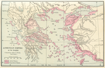 Preview of Color Map of Athenian Empire at its Height