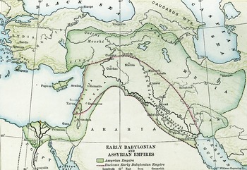 Preview of Color Map of the Early Assyrian and Babylonian Empires