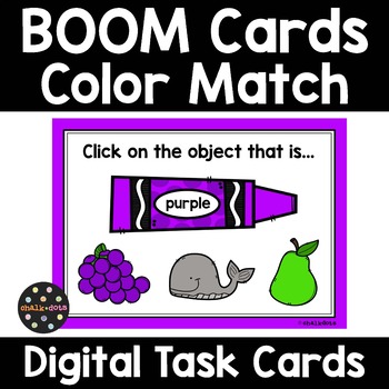 Preview of Color Match BOOM Cards