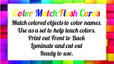 Color Match Flash Cards