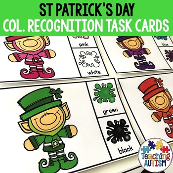 Preview of Color Matching, St Patrick's Day Activities