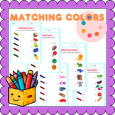 Color Matching Worksheets (Kindergarten & Preschool) Activities