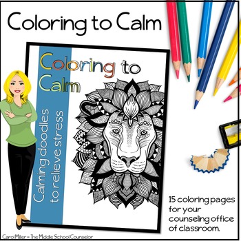 Color Me Calm Adult Coloring Book: For Relaxation & Stress Relief