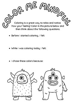 Color Me Mindful - Coloring Pages for Children by Can We Colour for ...