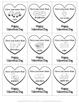 Color Me Valentines | Free Valentines Day Cards | Printable Freebie