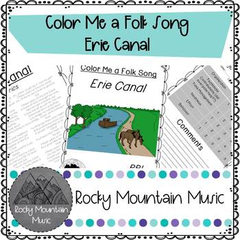 Preview of Color Me a Folk Song Erie Canal