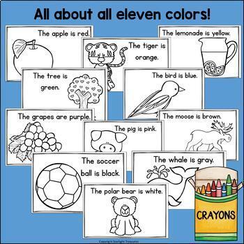 Color Books- 11 mini-books for learning colors