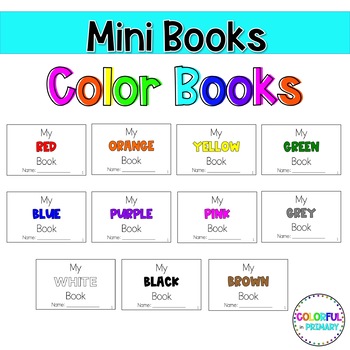 Preview of Color Mini Books