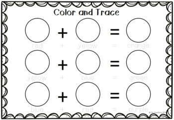 Color Mixing Activity by Mrs Strawberry | Teachers Pay Teachers